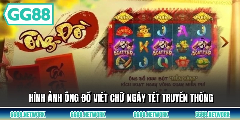 Hình ảnh ông đồ viết chữ ngày Tết truyền thống