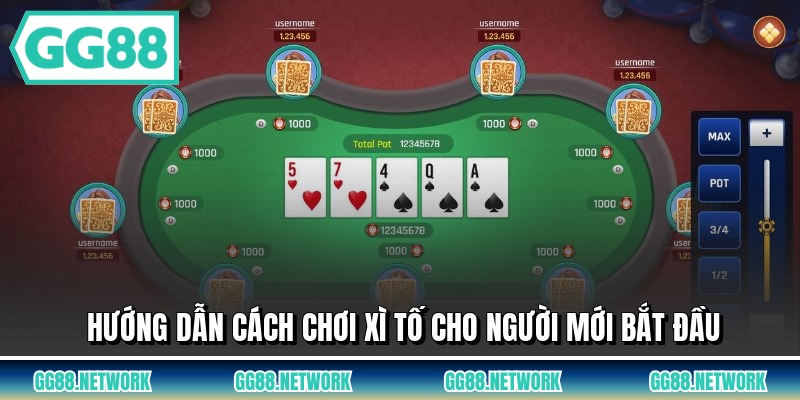 Hướng dẫn cách chơi xì tố cho người mới bắt đầu