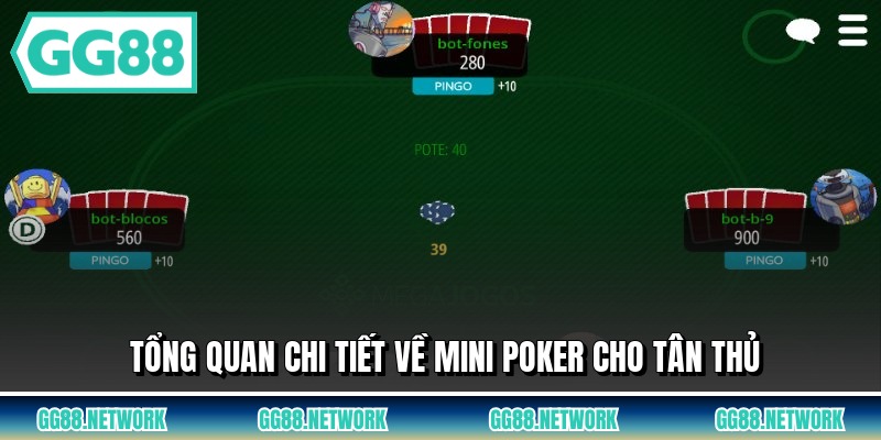 Tổng quan chi tiết về mini poker cho tân thủ